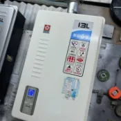 比換新更划算~中古SH1331櫻花牌13公升數位恆溫強制排氣型桶裝瓦斯熱水器1台~有(給)舊機送基裝~同SH1335功能