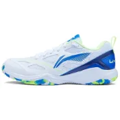 (店+)【LI-NING 李寧】AYTU025-2 LiNing李寧 疾風lite 舒適百搭 防滑耐磨透氣 低幫 羽毛球鞋 男女同款 白藍 男鞋 男運動鞋 女鞋 女運動鞋 羽球鞋