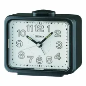 大高雄鐘錶城 seiko SK037 精工鐘 (QHK061K) 夜光指針鬧鈴貪睡鬧鐘 8.6 x 10.9 x 6.4cm｜樂天領券現折★全館特惠中★指定刷卡回饋10%