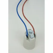 照明萬歲 E14 燈頭座+線 陶瓷燈座 燈頭 陶瓷燈頭 燈線