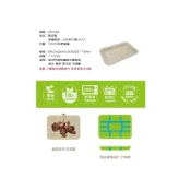 (店+)【點秋香】【538購物網】C5336金獎植纖長方盤 紙盤 纖維長方盤 12吋 (4入) 1100ml