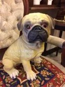 巴哥犬 沙皮狗寵物狗仿真狗擺飾狗來富入厝送禮擺飾營業店面門口【更美歐洲傢飾精品Amazing House】台南