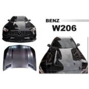 小亞-全新 BENZ 賓士 W206 2021 21 年~ 新C系列 改 AMG GT 式樣 開孔 引擎蓋 鋁合金