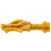 〈樂高人偶小舖〉正版LEGO 武器Y1-1 龍刀 珍珠金色 黑色 忍者 6224825 36017 刀柄 劍柄 龍頭柄