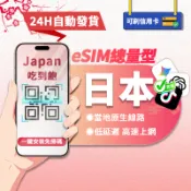 【寰宇通訊】日本eSIM ｜原生網路 24H自動發貨1秒取件 日本網卡 大阪 沖繩 北海道 日本上網卡 esim日本