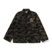 (店+)BAPE X CLOT 2025聯名 迷彩滿印唐裝舒適寬鬆長袖夾克外套 男女同款