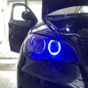 新貨優選適用00-13寶馬BMWX5 X6天使眼E70 E71 E53 E72日行燈LED天使眼光圈燈流水 方嚮燈 側燈