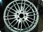 ***天下第一輪*** 全新鋁圈 M39 17吋~7.5J~5孔114.3 多爪槍灰色底拋光面 完工價(含氣嘴)3100