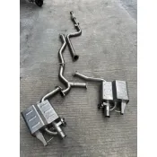 沃克國際 76.Benz W205 C250/C300 M274 2.0 拆車CGW Exhaust 中尾段電子閥門控制
