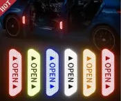 多多倉庫 OPEN開門警示貼 車門貼 OPEN貼 夜間開門防撞貼 OPEN反光警示貼 汽車開門反光貼紙 開門防撞警示貼