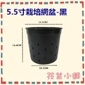 【花盆小舖】5.5寸栽培網盆(#5502) 台灣製/栽培盆/塑膠花盆/地植盆