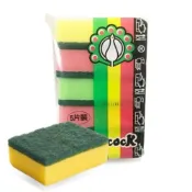 (店+)【Easygoo 輕鬆】孔雀 海綿菜瓜布(5入)