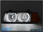 《晟鑫》全新 BMW E36 CCFL 四雙光圈 魚眼 玻璃 2門 3門TI 4門 大燈組 含黃角燈 白角燈