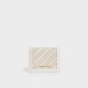 新加坡代購小ck短夾 皮夾 鏈條包 零錢包 CHARLES & KEITH 專櫃購買 短款錢包 折疊式中夾 小方包