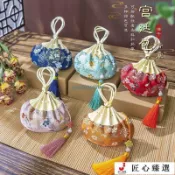 香包香囊空袋漢服荷包古風國香袋刺繡艾草驅蚊隨身掛件香囊 免縫香包 吊飾掛飾 流蘇香包