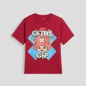 【GAP】兒童Gap × ONE PIECE航海王圖案T恤-紅色(1179963)