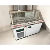 👉🏻極新👈🏻 刨冰料理展示台/玻璃展示台/調理盆台沙拉吧冰箱/21格料理台理展示台/玻璃料理冷藏展示台/沙拉吧冷藏工作台