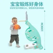 【甄選】搖馬滑梯二合一兩用籃框室內寶寶週歲禮物兒童加厚1-6歲搖椅木馬