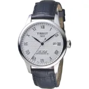 TISSOT 天梭 力洛克自動80小時動力儲存機械腕錶-白/39mm