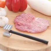日本 雙面肉錘 ECHO 鬆肉錘 牛排鬆肉錘 金屬肉錘 鋁肉鎚 料理棒 雞排槌 拍肉器 料理鎚 槌肉棒 肉錘 【微仲夏】