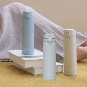 【THERMOcafe 凱菲】不鏽鋼彈蓋真空保溫瓶600ml(JCL-600XT)