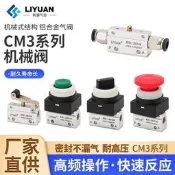 【樂營】氣動機械閥CM3PF/PM/PP/PL/R/L/HS/V/Y-06-05-08手動按鈕開關氣閥