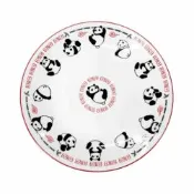 日本shinacasa-中華風開心貓熊- 盤子 L(1入)