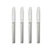 【ZWILLING 德國雙人】Minimale古典工業風餐刀4件組-現代銀(德國雙人牌集團官方直營)