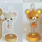 🐻輕鬆熊小夜燈⭐️ 輕鬆熊房間裝飾 rilakkuma限定 日版小夜燈 輕鬆熊周邊 中古台燈 小夜燈