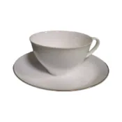 日本 OKURA 大倉陶園 白色骨瓷茶杯 一組 (JN111)