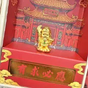 [金寶珍銀樓]關聖帝君黃金神像擺件