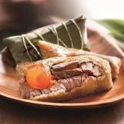 【南門市場立家】*湖州蛋黃鮮肉粽1顆(200g/顆;端午節肉粽)