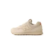 (店+)【NEW BALANCE】New Balance 574 男鞋 女鞋 復古 麂皮 大地色 顯白 運動鞋 休閒鞋卡其紅 U5742EB