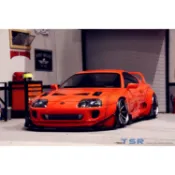 *TSR*極速模型A80 經典TOYOTA SUPRA 1/10 遙控飄移甩尾車殼寬體套件 爆龜大包 客製化