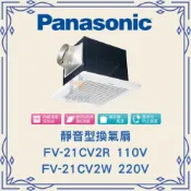 (店+)【Panasonic 國際牌】國際 PANASONIC 靜音型換氣扇(通用款)FV-21CV2R 110V FV-21CV2W 220V