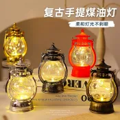 聖誕節 威锋 裝飾  跨國復古小馬燈小夜燈創意手提LED煤油燈跨境聖誕節裝飾禮品擺飾