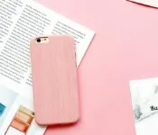 天秤座 i5手機殼i6 i7系列手機殼iphone手機壳原創簡约大氣粉色木纹iPhone6s手機殼軟殼女款