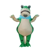 (店+)台灣出貨 充氣青蛙裝 充氣服裝 KUSO裝扮 尾牙 萬聖節 兒童變裝 生日驚喜 充氣青蛙 充氣服 青蛙裝  HT68