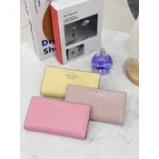 頌霏精品代購 Kate spade｜KS 薄款 兩折中長夾