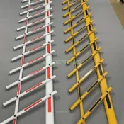 可開發票 加厚道閘柵欄桿八角電動升降桿鋁合金門禁四方桿大門衛自動欄車桿