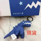 ❤️現貨❤️全新 agnesb sport b 單寧 恐龍 悠遊卡 牛仔布 鑰匙圈 深藍色 附盒 小b 正品 公司貨