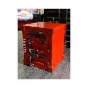 (店+)復古LOFT工業風床頭櫃小貨櫃貨櫃床頭櫃工業風儲物櫃集裝箱櫃子鐵藝床頭櫃帶鎖創意床邊小櫃子小型收納櫃