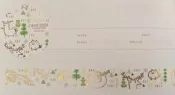 (分裝)台灣原創 米噗mipoo創作燙金紙膠帶-Dear Deer