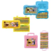 【久大文具】雄獅 奶油獅粉蠟(塑盒) 12色/24色/48色 附鉛筆 (BLOP-12/BLOP-24/BLOP-48)