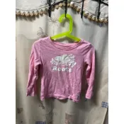 ROOTS KIDS 加拿大服飾品牌 粉色 長袖 尺碼：3T 嬰幼兒童裝童鞋 女童童裝 上衣 T恤