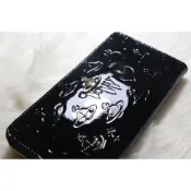 🖤 現貨 Vivienne Westwood 薇薇安魏斯伍德 漆皮皮夾 壓紋 拉鍊 牛皮長夾 皮夾 土星 錢包