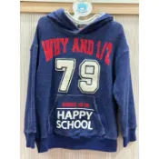 （二手）why and 1/2 兒童長袖上衣5號 帽T 連帽上衣 冬季 童裝