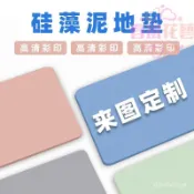 🔥臺灣出貨🔥硅藻泥地墊定製吸水防滑速幹浴室衛生間厠所門口硬硅藻土腳墊訂做 7RDI