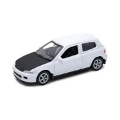 全新未拆 絕版 稀有 卡夢 引擎蓋 WELLY 本田 喜美 HONDA CIVIC EG6 3門 跑車 黑白 有後照鏡