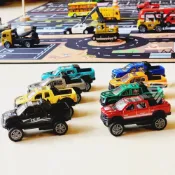 (店+)『8色皮卡合金車 吉普車 越野車』 吉普車玩具 貨車 卡車 模型玩具車 玩具小汽車 汽車模型 合金小汽車(吉普車 越野車 皮卡)